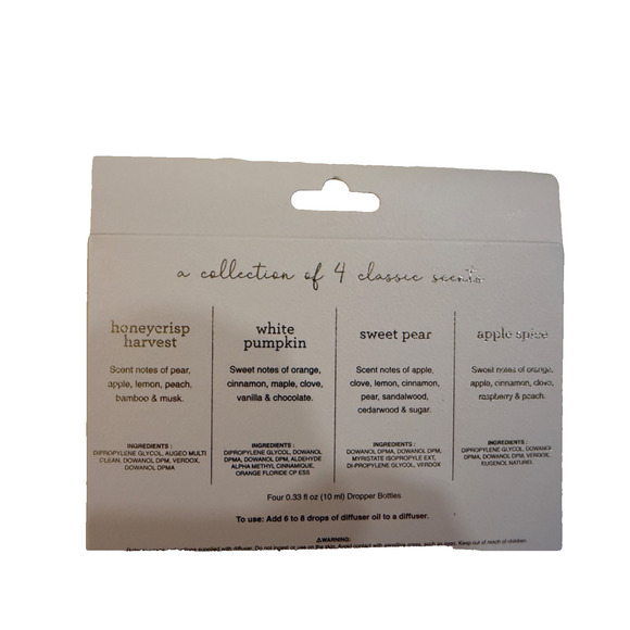 SAND AND FOG Fragrance Diffuser Oils -4pk 0.33oz Variety Classic Scents NEW - Picture 3 of 3